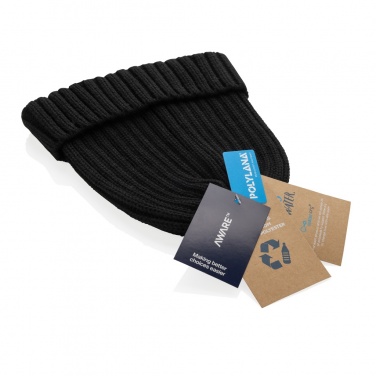 Logo trade promotional item photo of: Kennedi AWARE™ Polylana® beanie with large rib